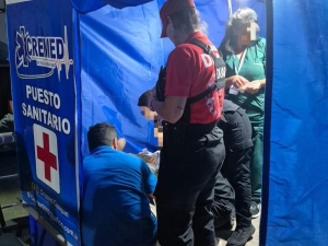 Un turista sufri&oacute; una lesi&oacute;n en un ojo durante un espect&aacute;culo con pirotecnia en Cosqu&iacute;n