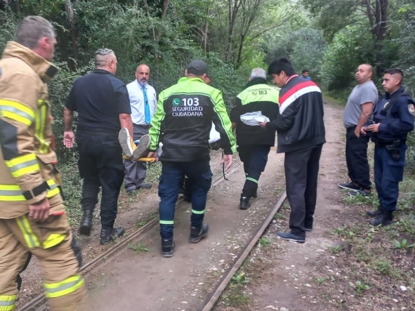 La Falda: un hombre fue embestido por el Tren de las Sierras