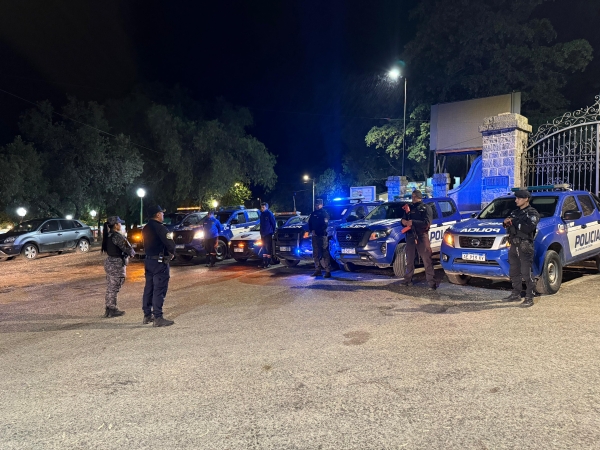 Operativos policiales en Punilla: m&uacute;ltiples detenidos y secuestros durante el fin de semana largo