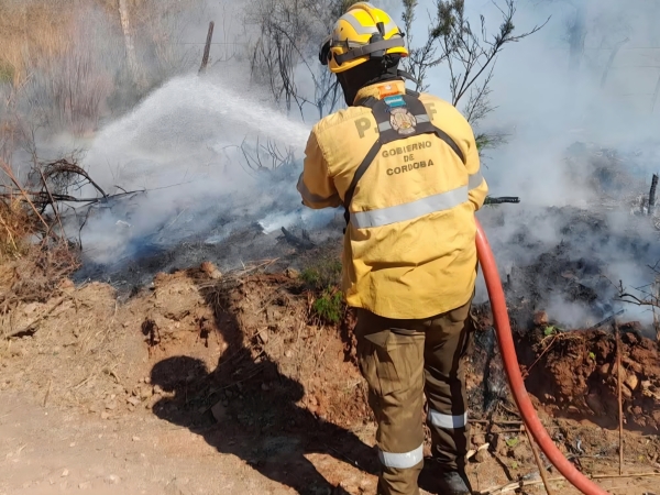Fue controlado el incendio en Pampa de Olaen