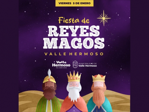 Los Reyes Magos llegan a Valle Hermoso