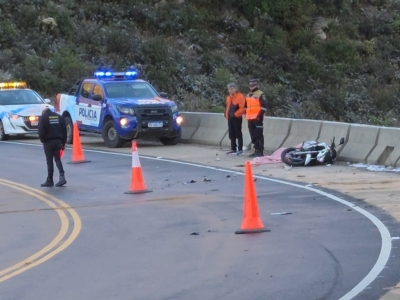 Accidente fatal en el Camino del Cuadrado: un motociclista fallecido