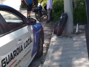 La Falda: los detuvieron cuando llevaban dos televisores en moto