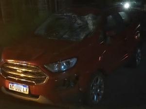 Accidente con vuelco de un automóvil en Huerta Grande: una mujer herida