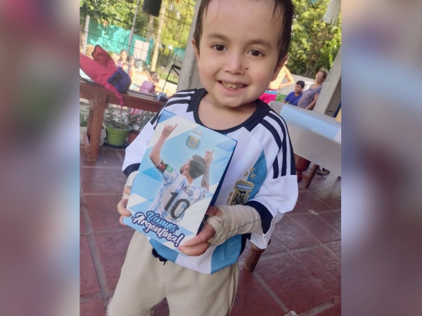 Movida solidaria: el pedido de un ni&ntilde;o de Huerta Grande para Messi