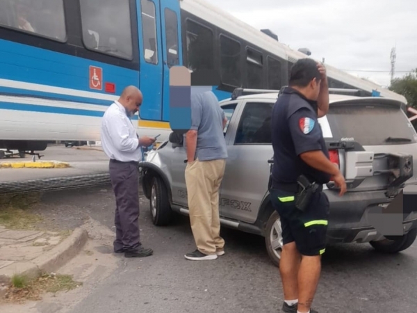 La Falda: accidente entre el Tren de las Sierras y un autom&oacute;vil