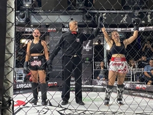 Mujer polic&iacute;a se consagr&oacute; campeona de kickboxing en Carlos Paz