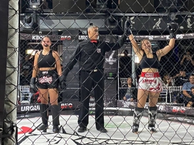 Mujer polic&iacute;a se consagr&oacute; campeona de kickboxing en Carlos Paz