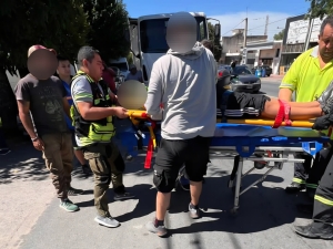 Accidente en la Ruta 38, en La Falda: una maniobra prohibida dej&oacute; a un menor herido