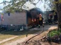 Incendio en Valle Hermoso: daños totales en una vivienda