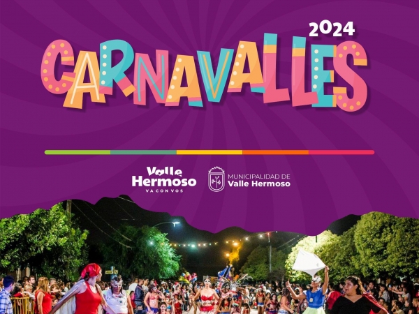 Se vienen los tradicionales "Carnavalles" de Valle Hermoso