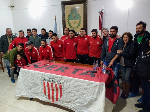 A d&iacute;as del debut en el Federal, el Sportivo Huerta Grande recibi&oacute; una importante ayuda