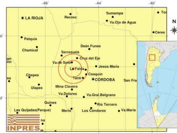 Un nuevo sismo se percibi&oacute; en Punilla