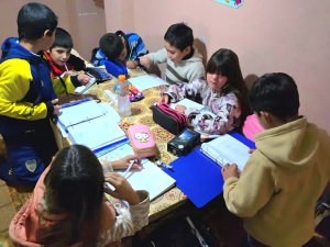 Comenzaron las clases de Apoyo Escolar en barrios de Valle Hermoso