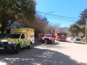 Principio de incendio en un geri&aacute;trico de La Falda