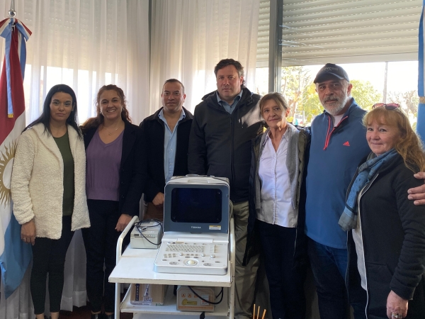 Huerta Grande recibi&oacute; un ec&oacute;grafo donado por OSPEDYC