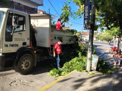 Contin&uacute;a en La Falda el Plan Integral de Ordenamiento y Mantenimiento Urbano