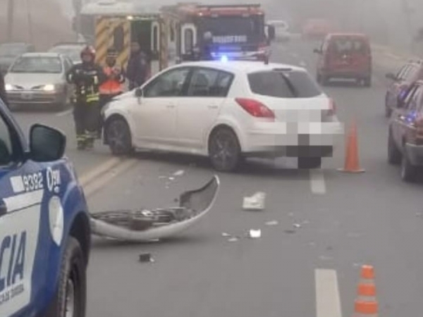 Dos heridos por un accidente de tr&aacute;nsito en Valle Hermoso