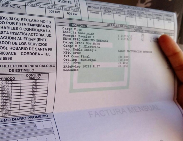 Autorizaron un nuevo aumento en las tarifas de EPEC