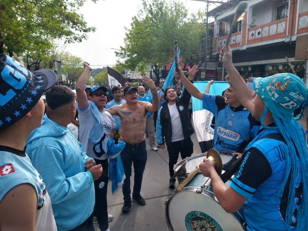 Belgrano campe&oacute;n: as&iacute; festejaron los hinchas en La Falda