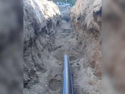 Huerta Grande: est&aacute; en marcha la obra de agua potable que alcanzar&aacute; a 7.900 vecinos