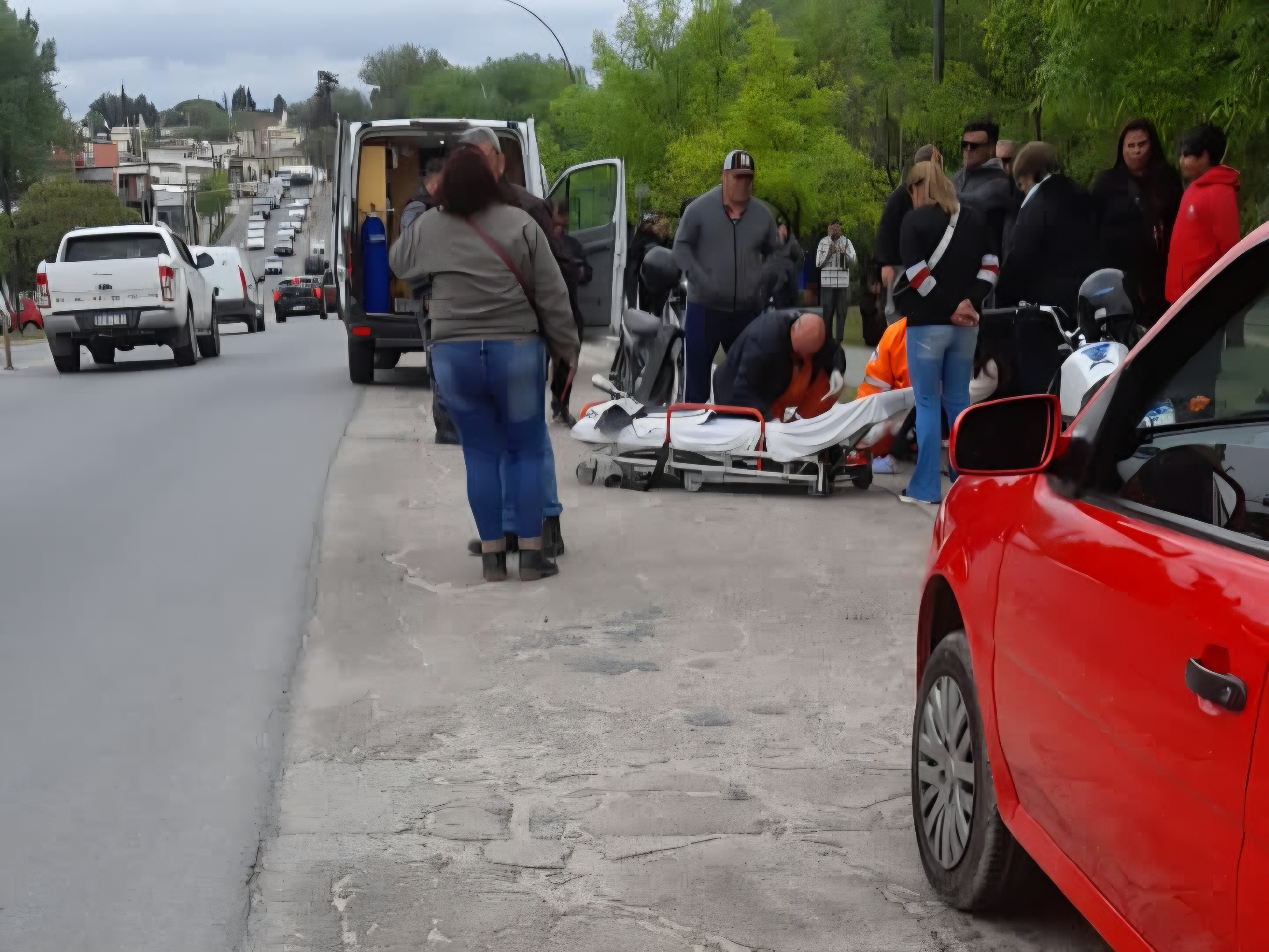 IValle Hermoso: un giro en U sobre la Ruta 38 terminó en un accidente