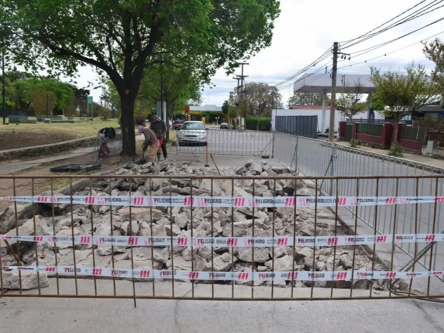 ILa Cumbre: Obras Públicas realiza mejoras en distintos puntos de la localidad