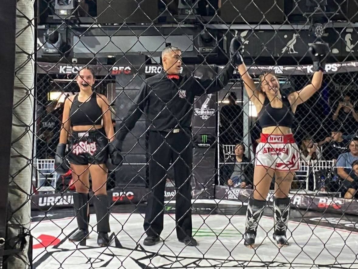 IMujer policía se consagró campeona de kickboxing en Carlos Paz