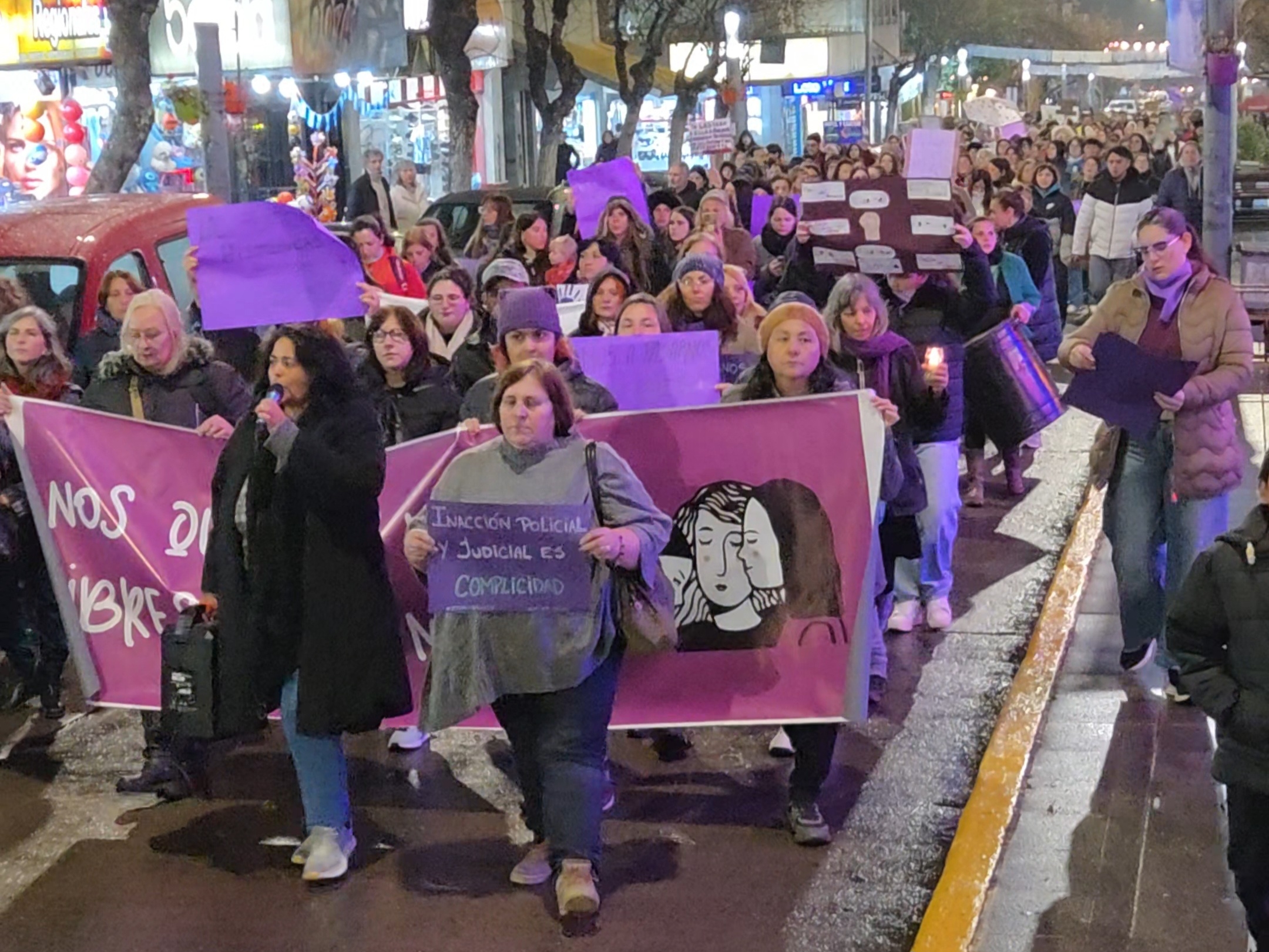 INI UNA MENOS se gritó fuerte en La Falda