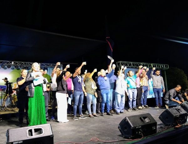 Valle Hermoso: convocatoria multitudinaria para el tradicional brindis (video)