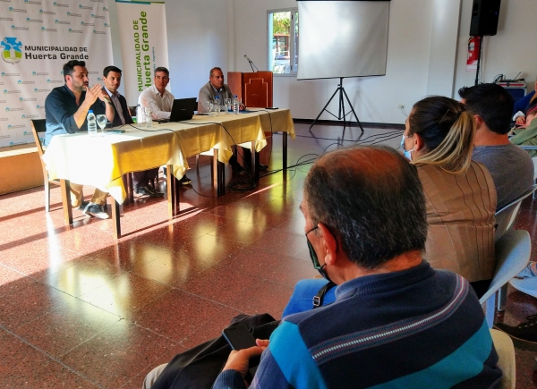 Huerta Grande: charla con emprendedores de la zona para ofrecer herramientas de formaci&oacute;n y financiamiento