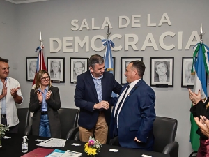 Asumi&oacute; el nuevo secretario de Salud de La Falda, Favian Dellacecca