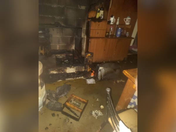 La Cumbre: Bomberos extinguieron un incendio domiciliario