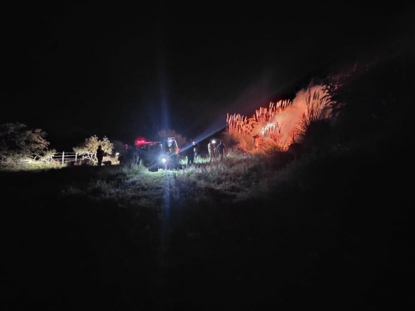 Bomberos extinguieron un incendio en Pampa de Ol&aacute;en