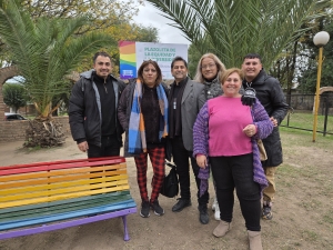 Se revaloriz&oacute; la Plazoleta de la Equidad y la Diversidad de Valle Hermoso