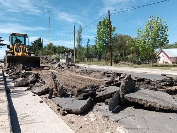 Huerta Grande: desv&iacute;os por obra de mejoramiento en el acceso norte