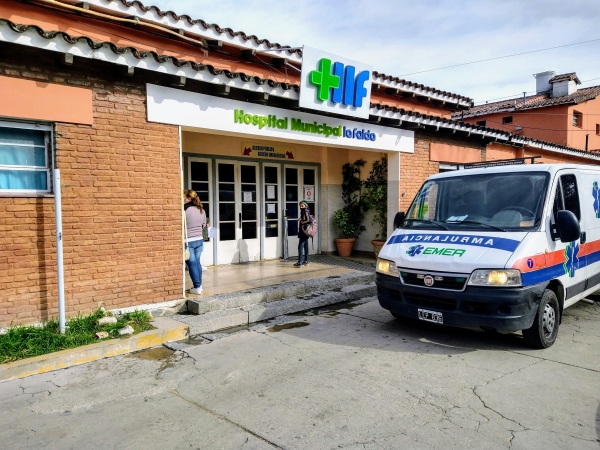 Dos heridos en un accidente en La Falda