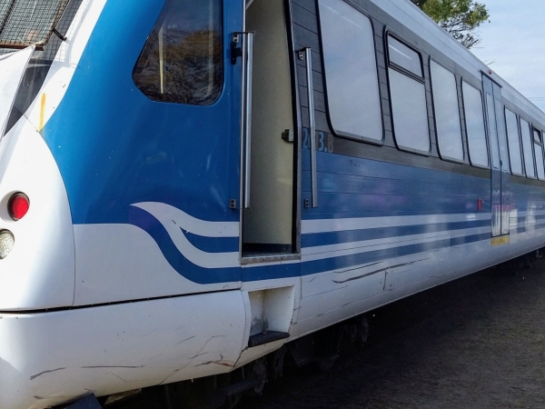 Accidente entre el Tren de las Sierras y una moto en Valle Hermoso: un herido