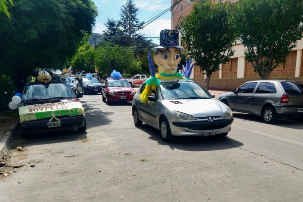 D&iacute;a de la Discapacidad: se hizo la marcha de la alegr&iacute;a en La Falda