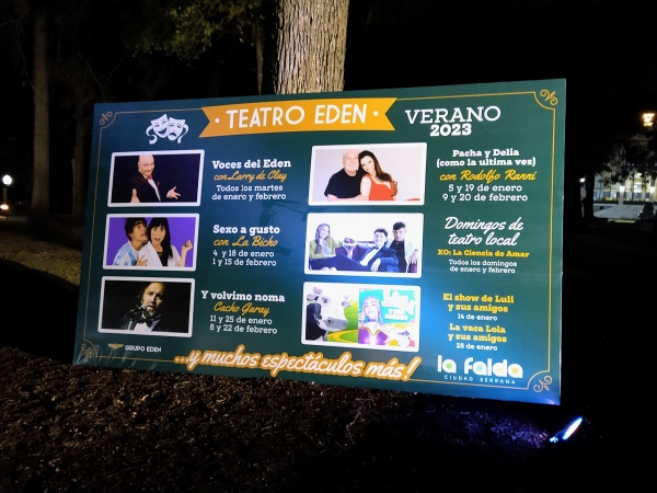 Verano 2023: propuestas art&iacute;sticas en el Teatro del Hotel Ed&eacute;n