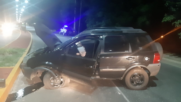 Cosqu&iacute;n: esquiv&oacute; a un perro y tuvo un accidente