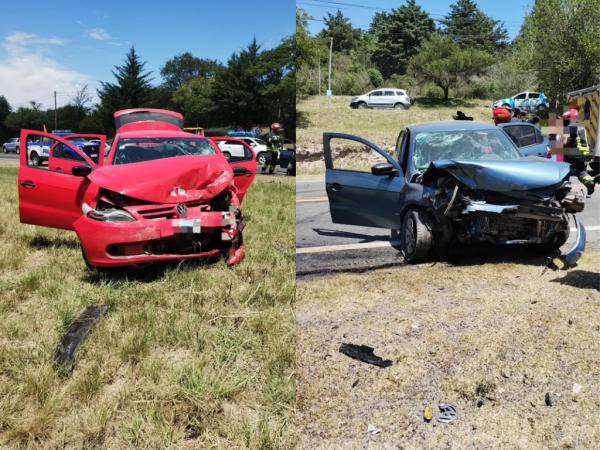 Varios heridos en un choque frontal en Casa Grande
