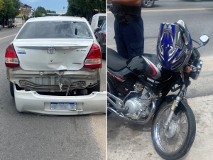 Motociclista herido tras un accidente en La Falda