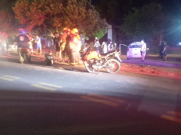 Huerta Grande: cuatro heridos tras un accidente sobre ruta 38