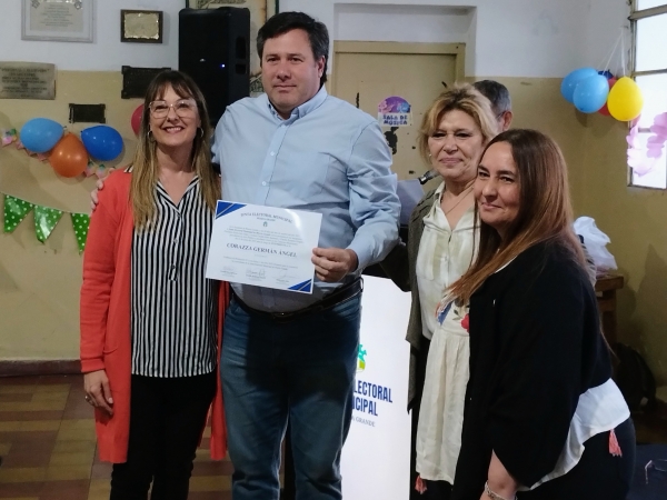 Se realiz&oacute; el acto de proclamaci&oacute;n de autoridades electas en Huerta Grande
