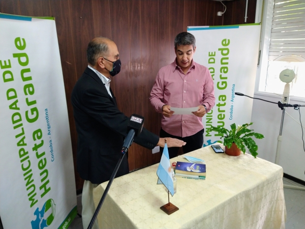 Carlos Heredia asumi&oacute; como secretario de Gobierno de Huerta Grande