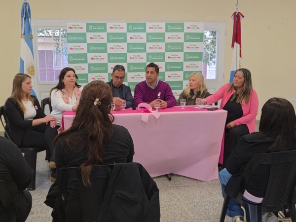 Octubre Rosa: actividades durante todo el mes en Valle Hermoso