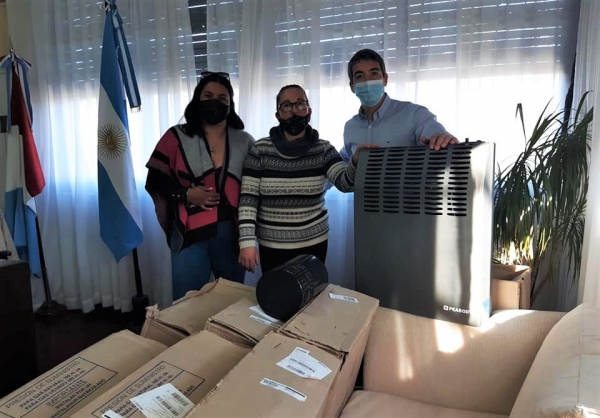 Huerta Grande: el municipio instalará calefactores en la escuela Primaria Bernardino Rivadavia