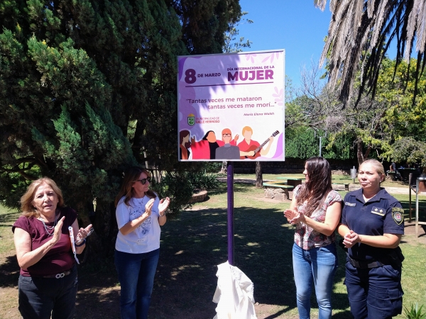 8M en Valle Hermoso: inauguraci&oacute;n del Banco de la Mujer y mensaje del intendente