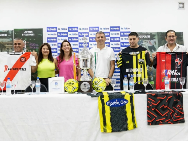 Presentaci&oacute;n de la Copa La Falda y anuncio de importante subsidio para los clubes